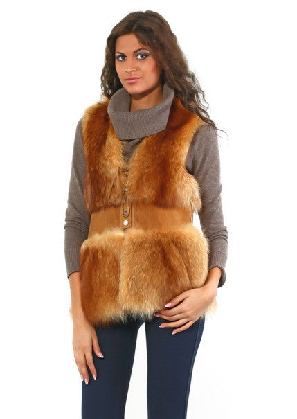 Ginger raccoon fox vest  Violette