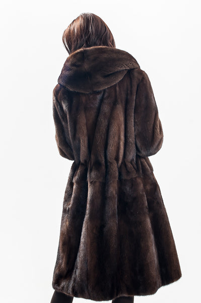 Brown mink fur coat Elizabeth (4)