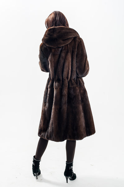 Brown mink fur coat Elizabeth (4)