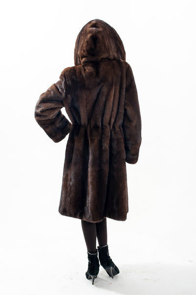 Brown mink fur coat Elizabeth (4)