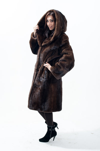 Brown mink fur coat Elizabeth (4)