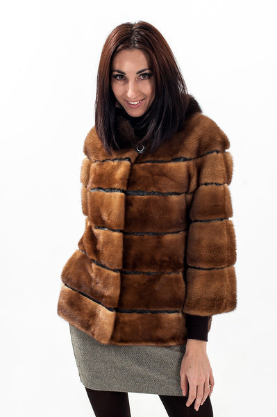 Gold mink fur coat Archelaus