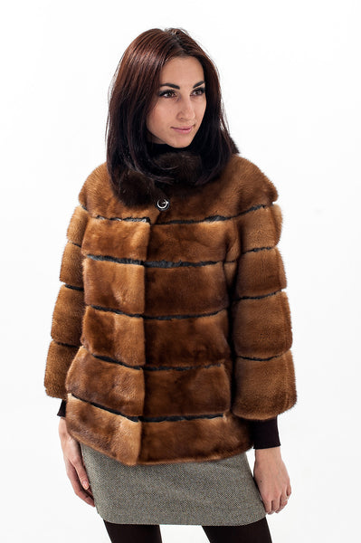 Gold mink fur coat Archelaus