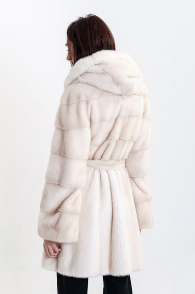 Pearl mink fur coat Savanna