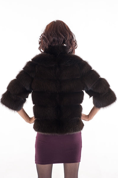 Marsh marten fur coat Aneziya