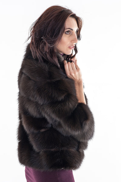 Marsh marten fur coat Aneziya