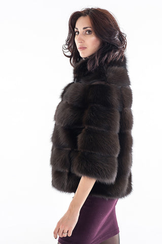 Marsh marten fur coat Aneziya