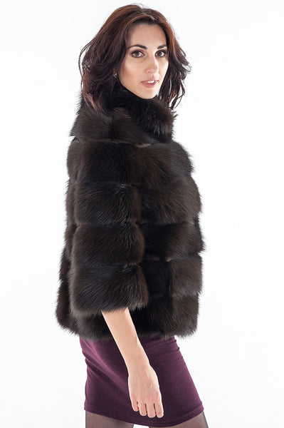 Marsh marten fur coat Aneziya