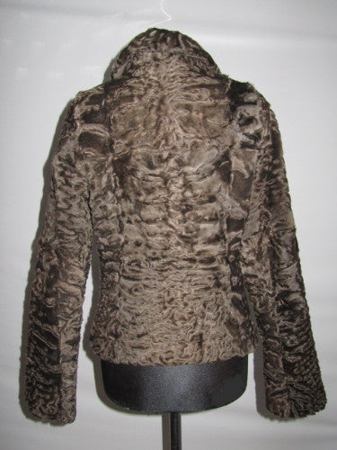 Brown karakul fur coat  Ebel